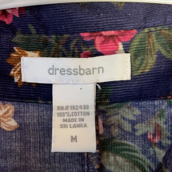 Rare Vintage DRESSBARN floral Women's Shirt Size M - Picture 3 of 4